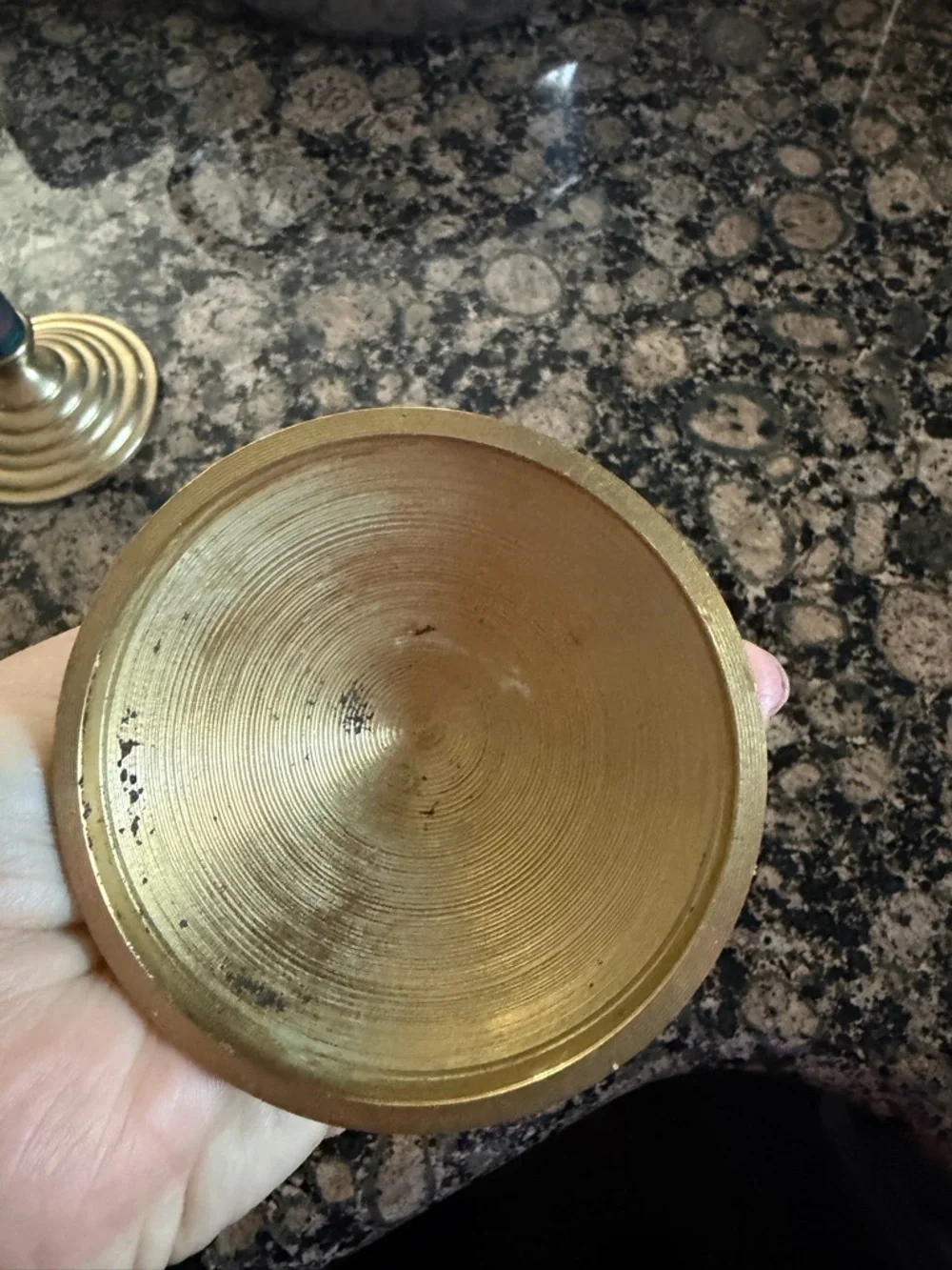 Brass Tartan Accent Candlestick Pair - Classic Home Accent